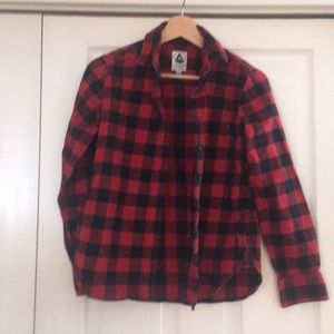 Tradlands XS red/black check flannel-excellent